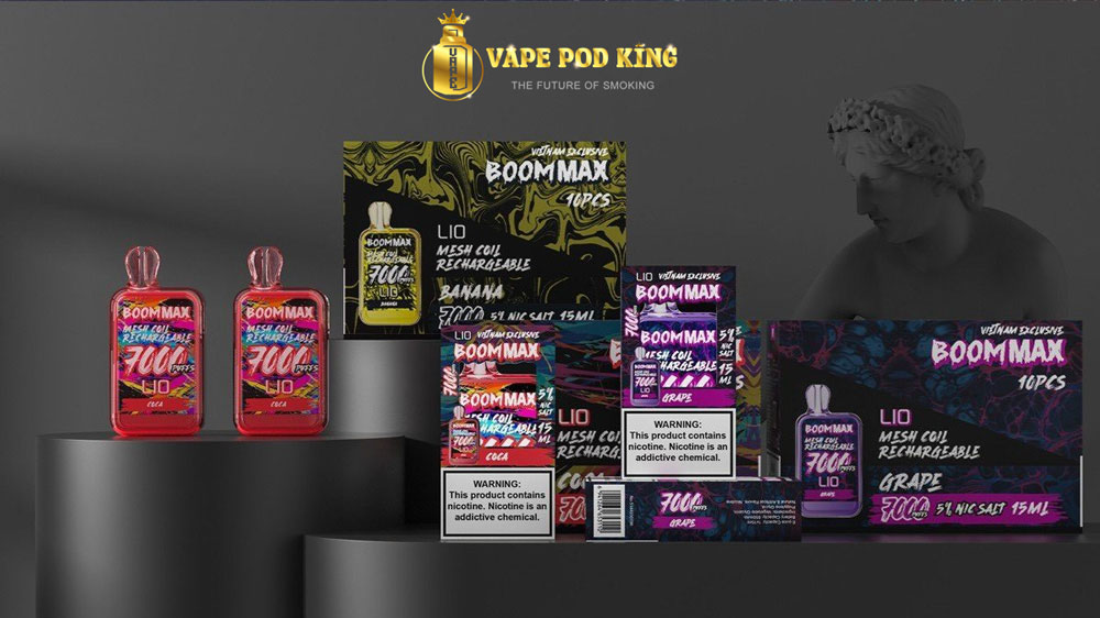 Lio Boom Max 7000 Hơi Pod 1 Lần