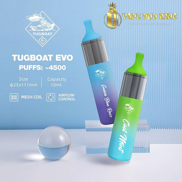 Tugboat Evo 4500 Hơi Pod 1 lần 