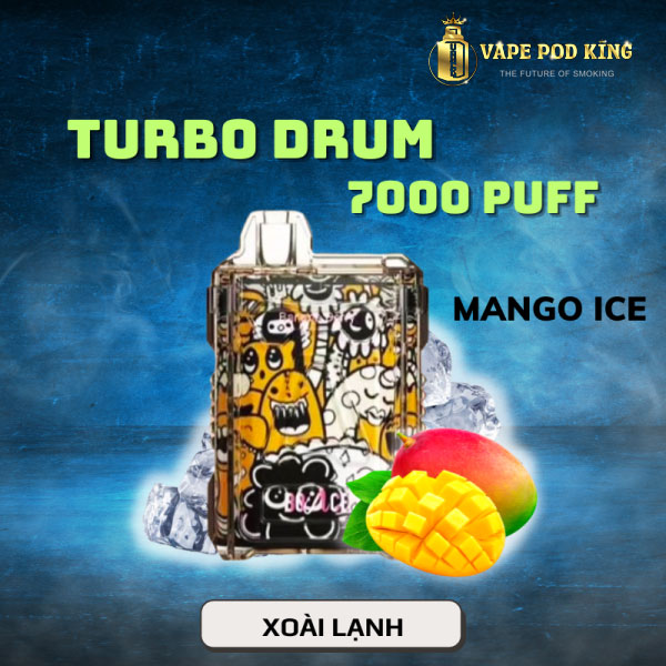 Turbo Drum 7000 Hơi Pod 1 Lần