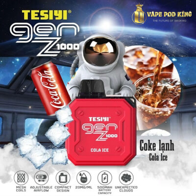 Tesiyi Pod 1000 Hơi Pod 1 Lần