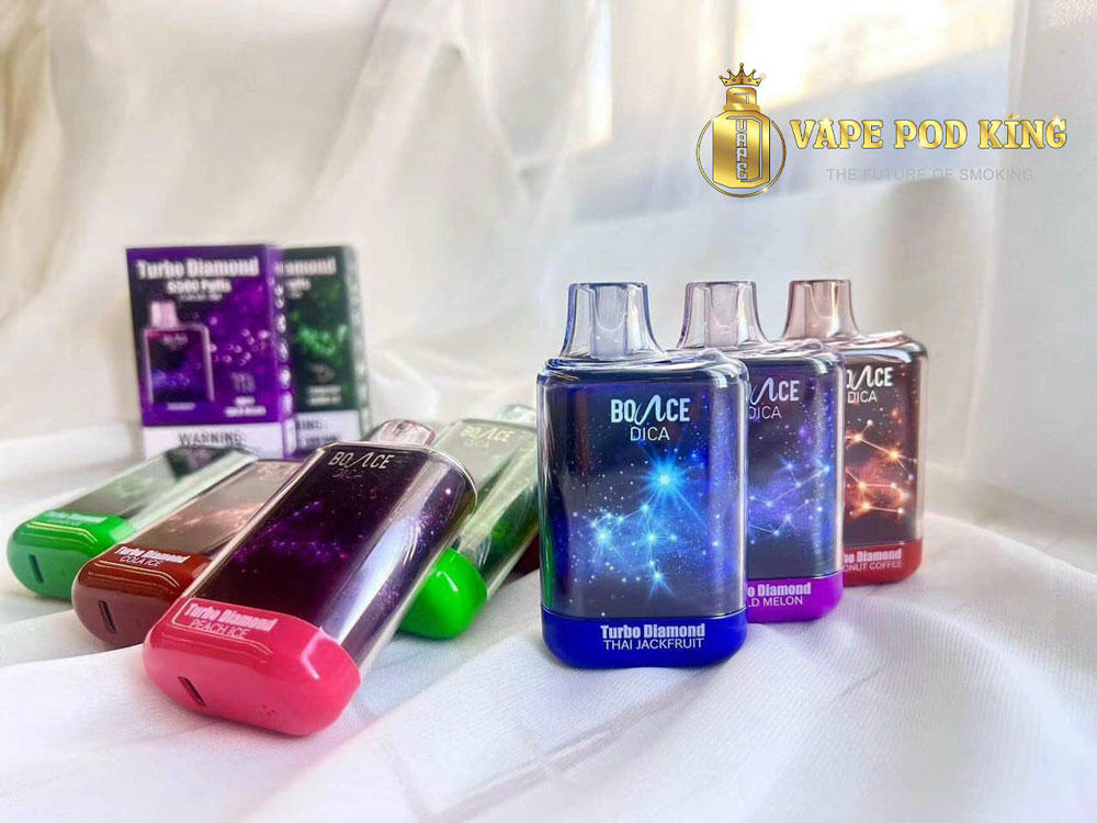 Turbo Diamond 6500 Hơi Pod 1 Lần