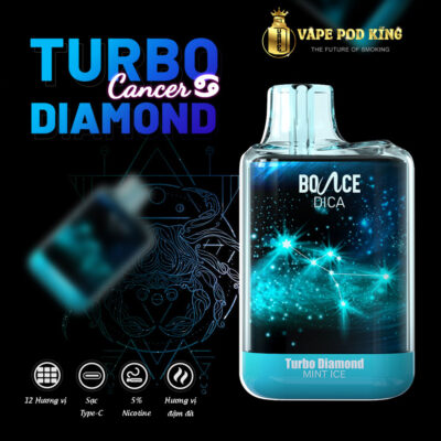 Turbo Diamond 6500 Hơi Pod 1 Lần