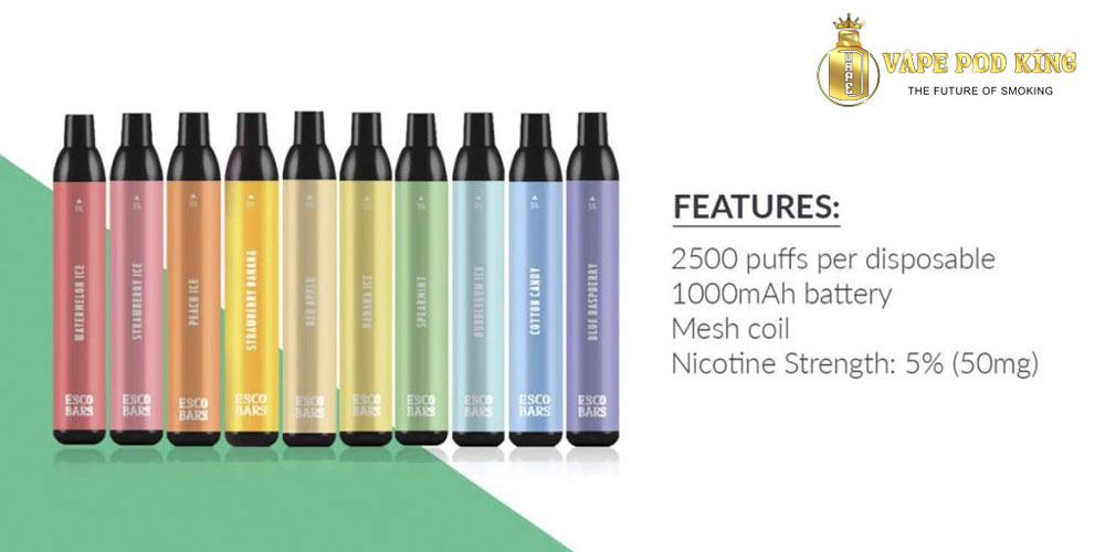 Esco Bar 2500 Hơi Pod 1 Lần