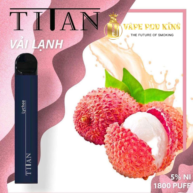 Titan Pod 1800 Hơi Pod 1 Lần Titan Pod 1800 Hơi Pod 1 Lần