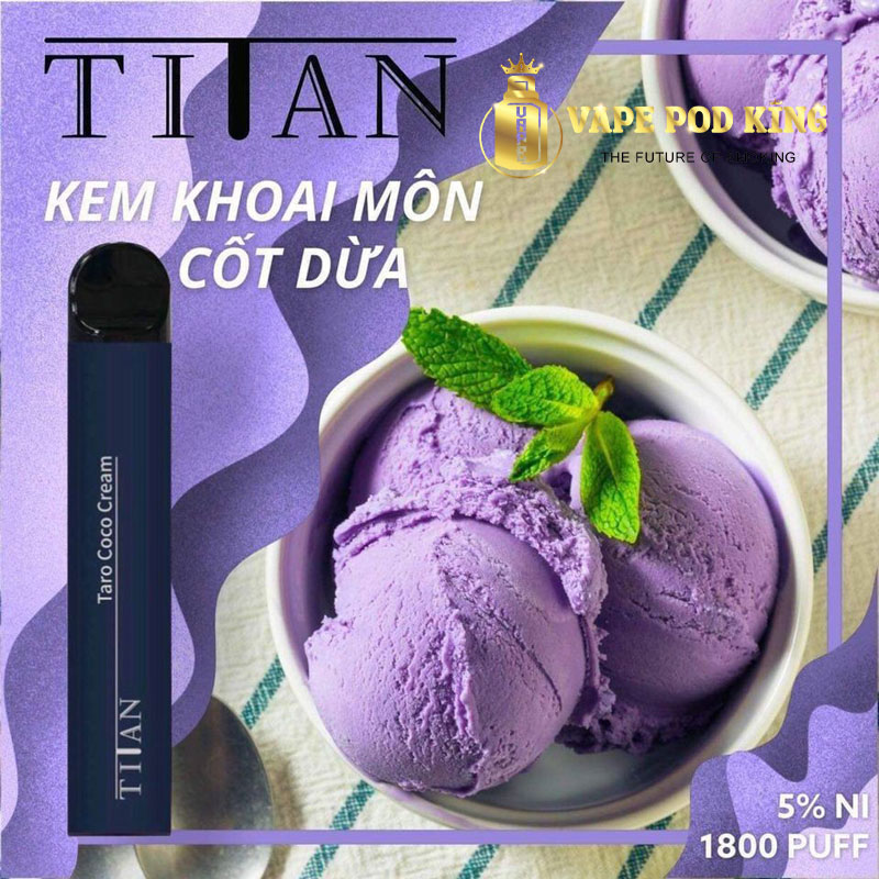 Titan Pod 1800 Hơi Pod 1 Lần Titan Pod 1800 Hơi Pod 1 Lần