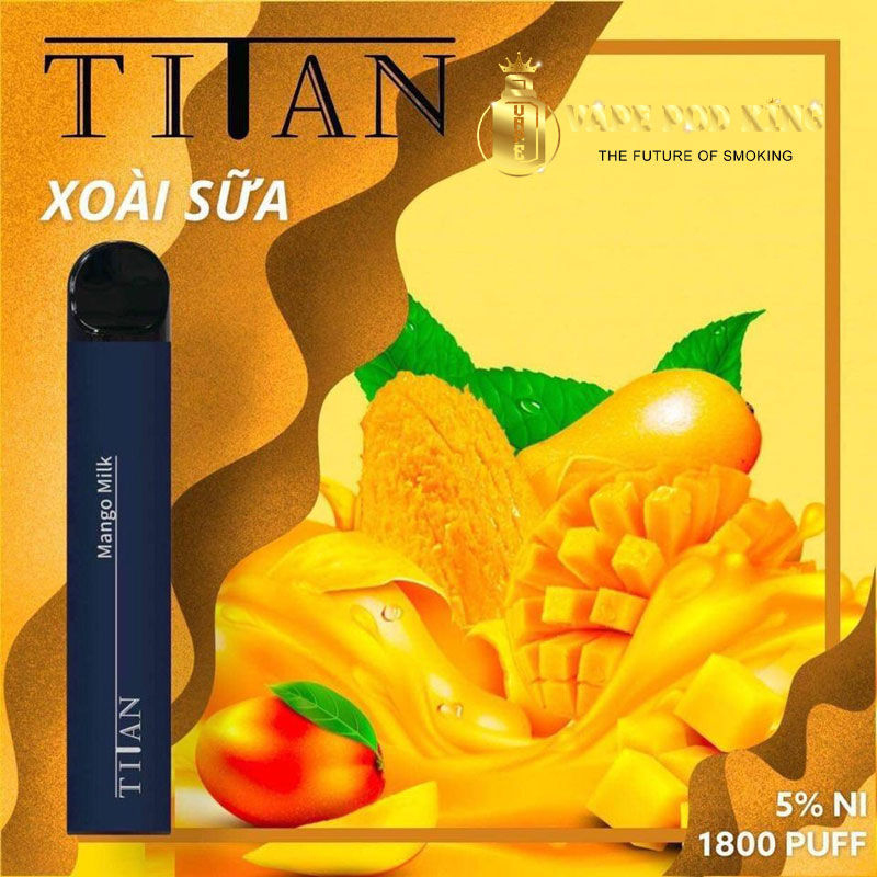 Titan Pod 1800 Hơi Pod 1 Lần Titan Pod 1800 Hơi Pod 1 Lần