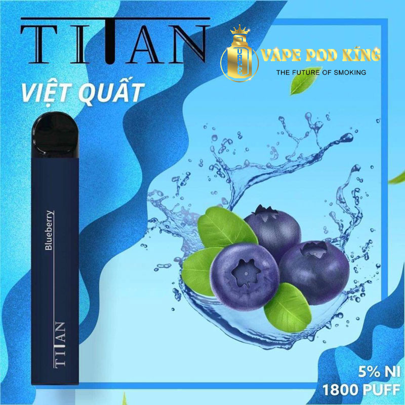 Titan Pod 1800 Hơi Pod 1 Lần Titan Pod 1800 Hơi Pod 1 Lần