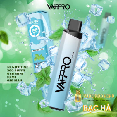 Vappro Pro Max 3000 Hơi Pod 1 Lần