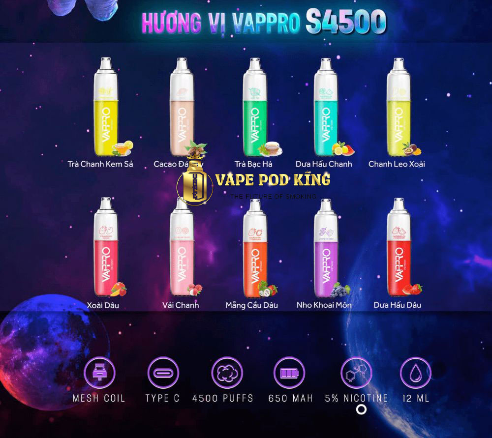 Vappro S4500 Hơi