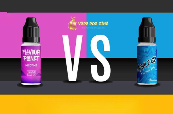 Nên chọn juice freebase hay saltnic