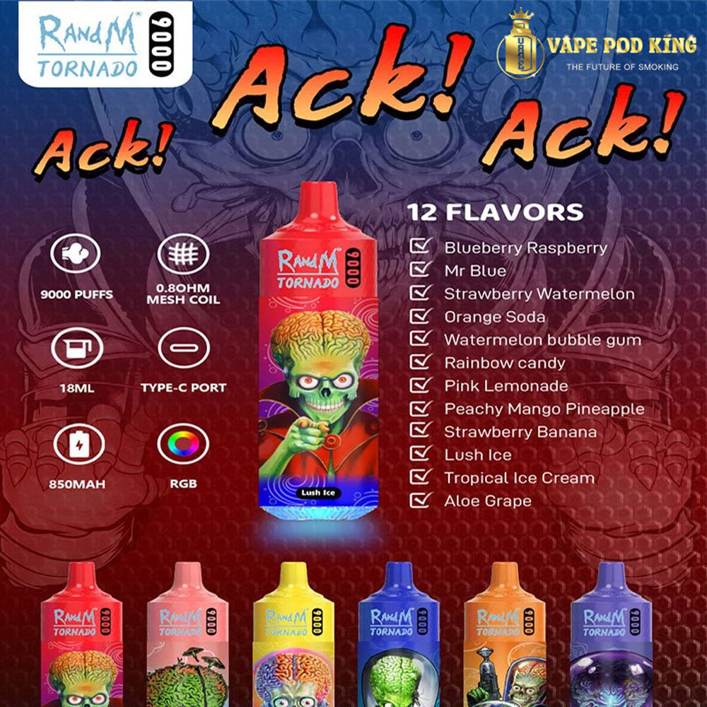 Randm Tornado 9000 Hơi