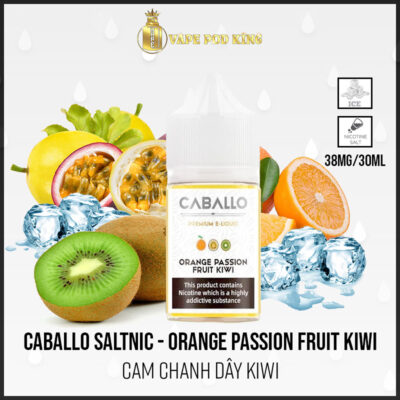 Caballo Cam Kiwi Chanh Leo - Orange Passion Fruit Kiwi 30ml