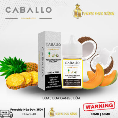 Caballo Dứa Dừa Dưa Gang - Pineapple Melon Coconut 30ml