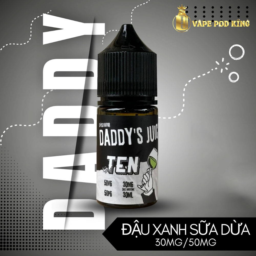 Daddy No10 Đậu Xanh Sữa Dừa - Bean Coconut 30ml