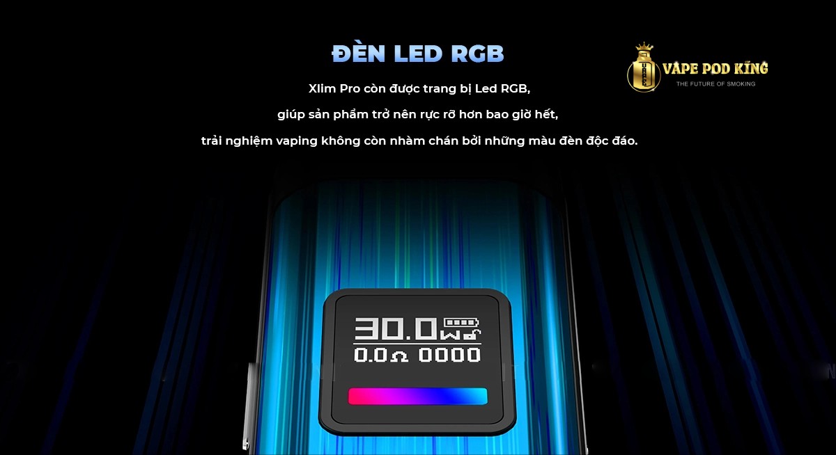 Màn hình đèn led RGB hiện đại của Xlim Pro
