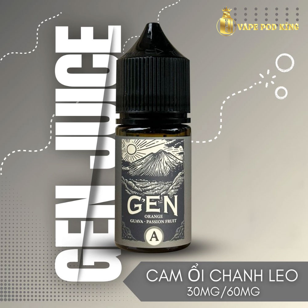 Gen A Cam Ổi Chanh Dây - Orange Guava Passion Fruit 30ml