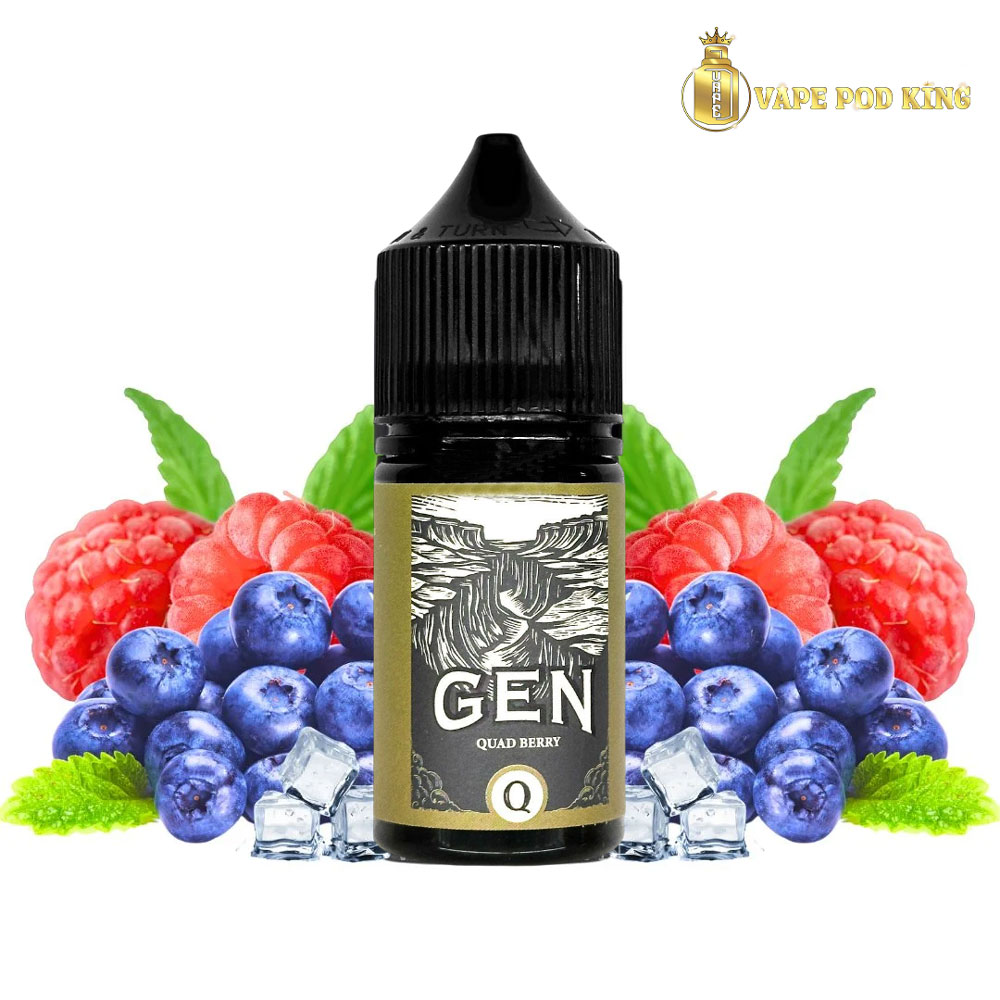 Gen Q Mâm Xôi Tổng Hợp - Quad Berry 30ml Gen Q Mâm Xôi Tổng Hợp - Quad Berry 30ml