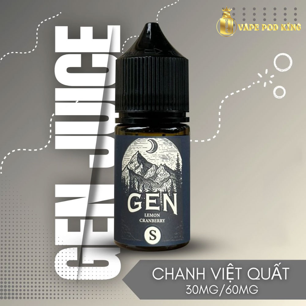 Gen S Chanh Việt Quốc - Lemon Cranberry 30ml