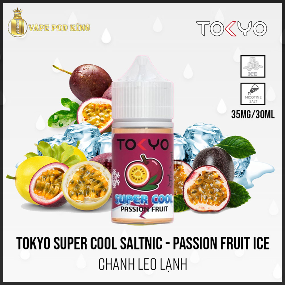 Tokyo Super Cool Chanh Dây - Passion Fruit 30ml Tokyo Super Cool Chanh Dây - Passion Fruit 30ml