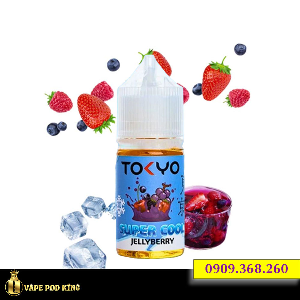 Tokyo Super Cool Thạch Dâu - JellyBerry 30ml Tokyo Super Cool Thạch Dâu - JellyBerry 30ml