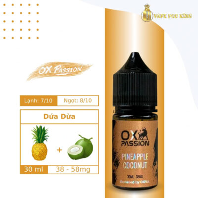 Ox Passion Juice Dứa Dừa - Pineapple Coconut 30ml
