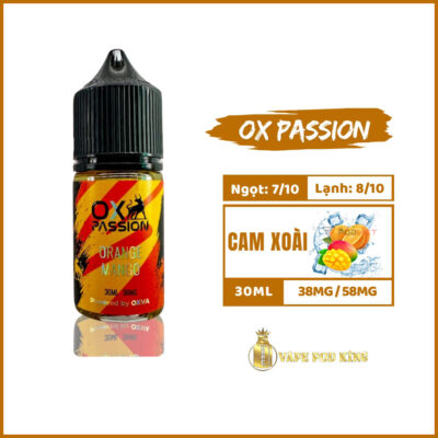 Ox Passion Juice Xoài Cam - Mango Orange 30ml