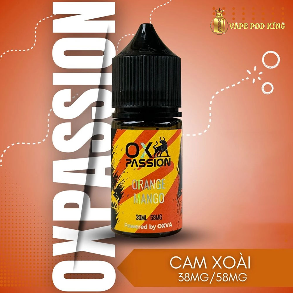 Ox Passion Juice Xoài Cam - Mango Orange 30ml