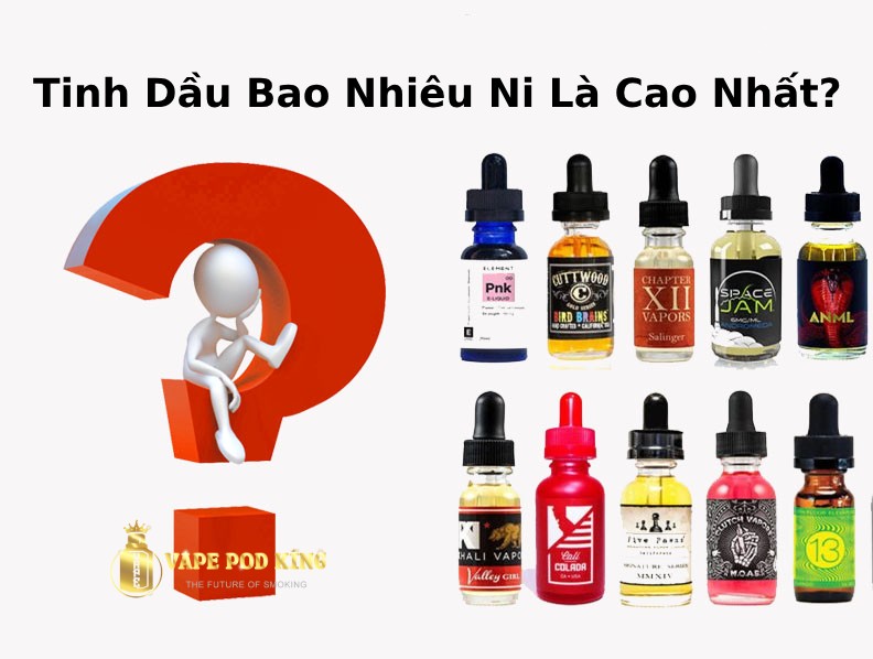 Tinh dầu bao nhiêu ni là cao nhất?