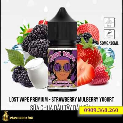 Lost Vape Premium Sữa Chua Dâu Tây Dâu Tằm - Strawberry Mulberry Yogurt 30ml