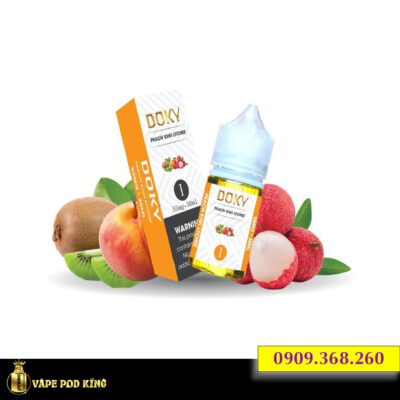 Doky Đào Kiwi Vải - Peach Kiwi Lychee 30ml