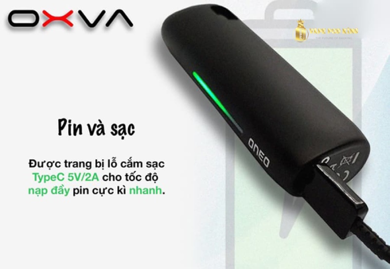 Cách sạc Oxva Oneo Pod Kit