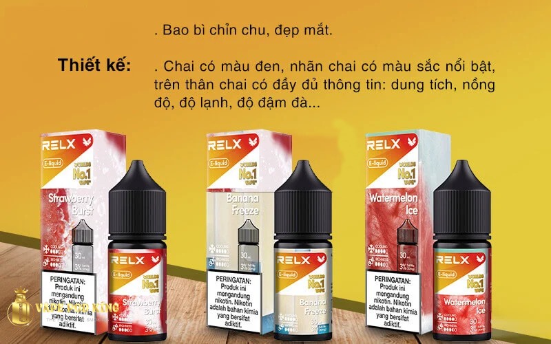 Tinh Dầu Salt Nic Relx, Juice Pod Lạnh Giá Rẻ Chính Hãng