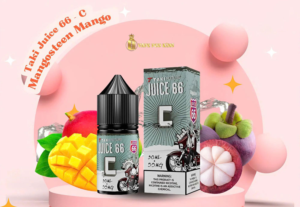 Taki Juice 66 C Măng Cụt Xoài - Mangosteen Mango 30ml