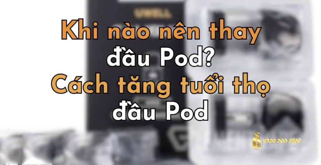 Đầu pod bao lâu thay 1 lần? Khi nào nên thay